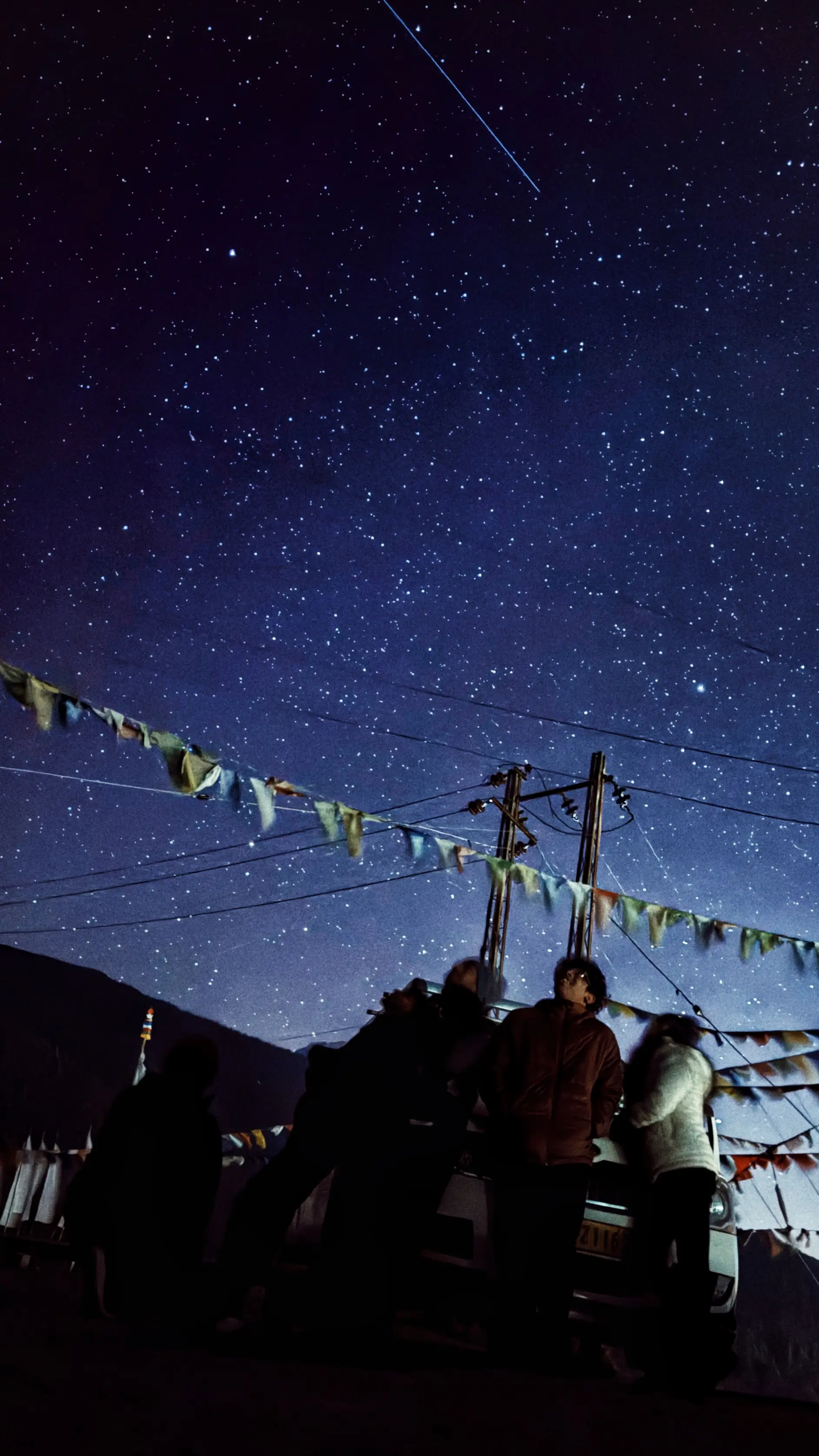 Snowy portrait frame from Katao in North Sikkim.